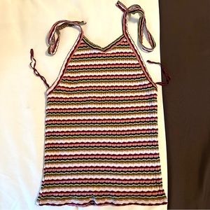 American Eagle Striped Halter
